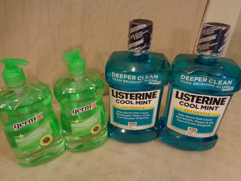 New Listerine and Germ X