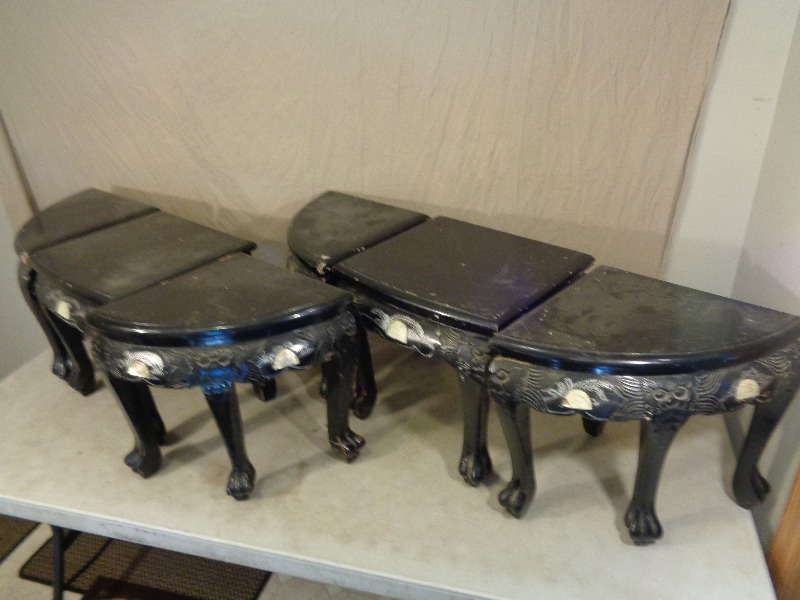 6 Small Asian Inspired Tables