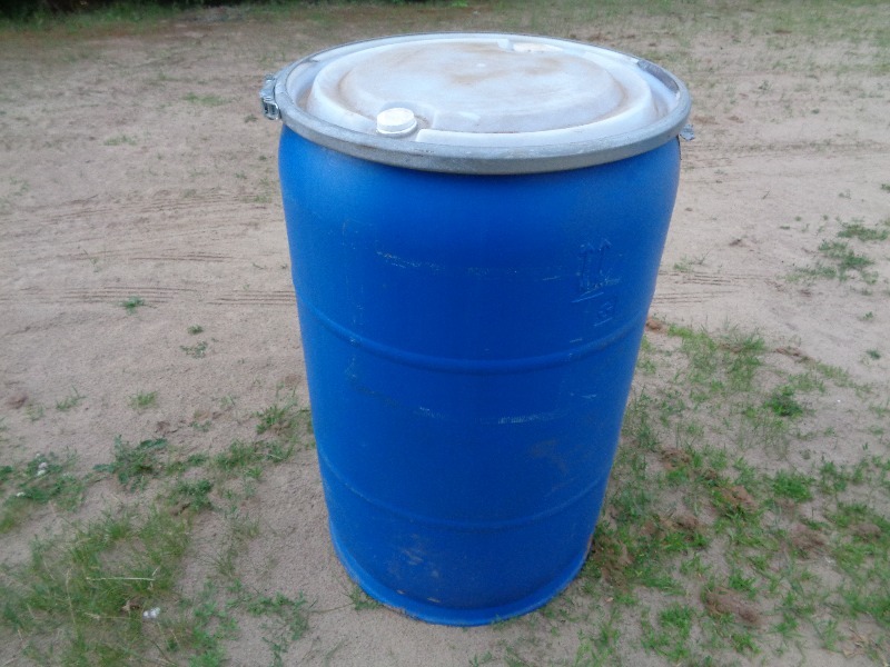 Full Size Plastic Drum  Barrel with Lid