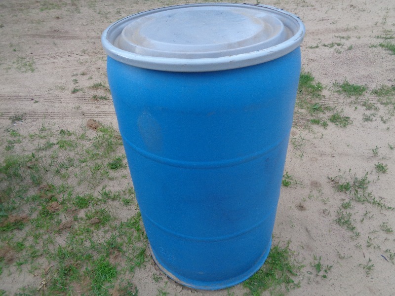 Full Size Plastic Drum  Barrel with Lid