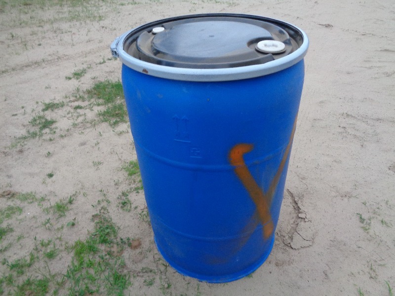 Full Size Plastic Drum  Barrel with Lid