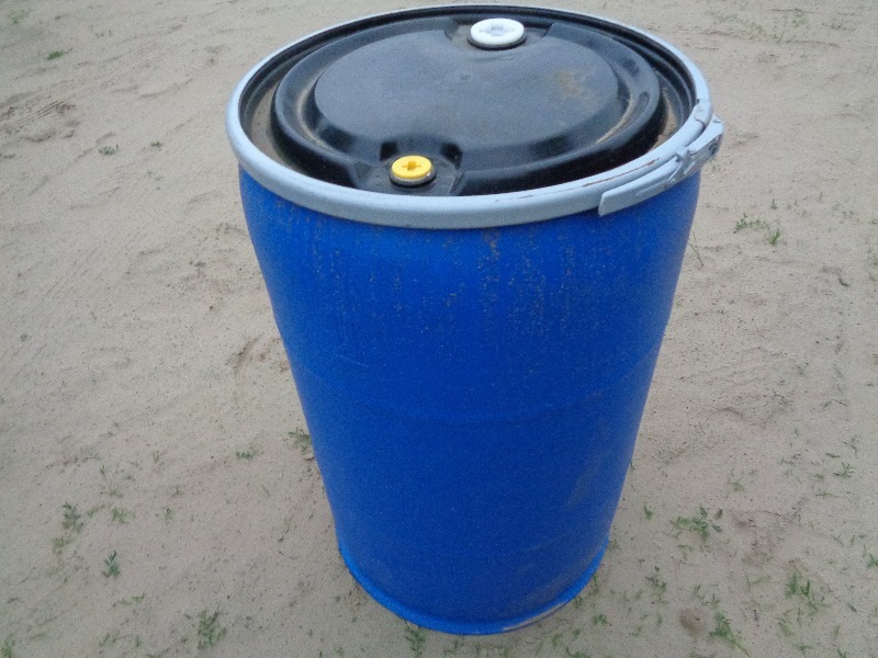 Full Size Plastic Drum  Barrel with Lid