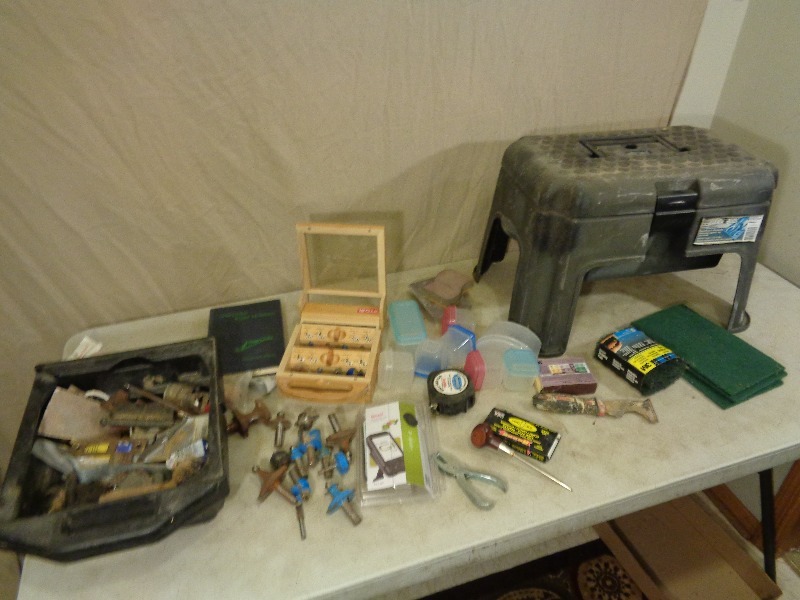 Tools, Router Bits, Step Stool