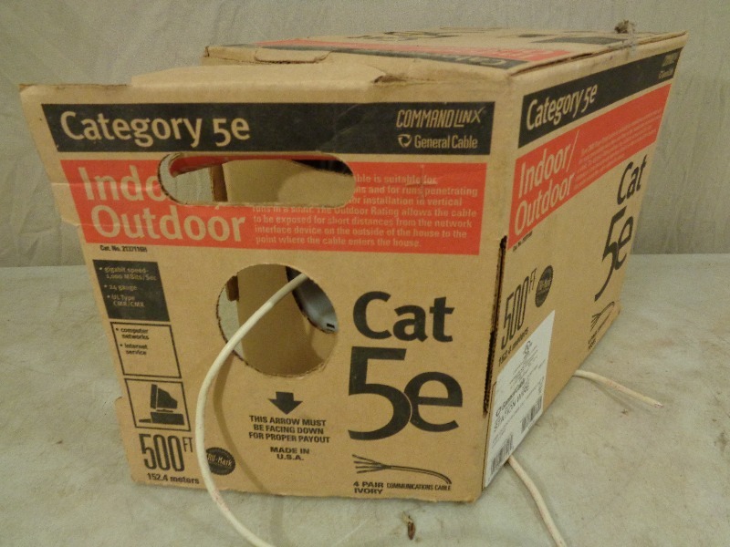 Roll of Cat 5e Communication Wire