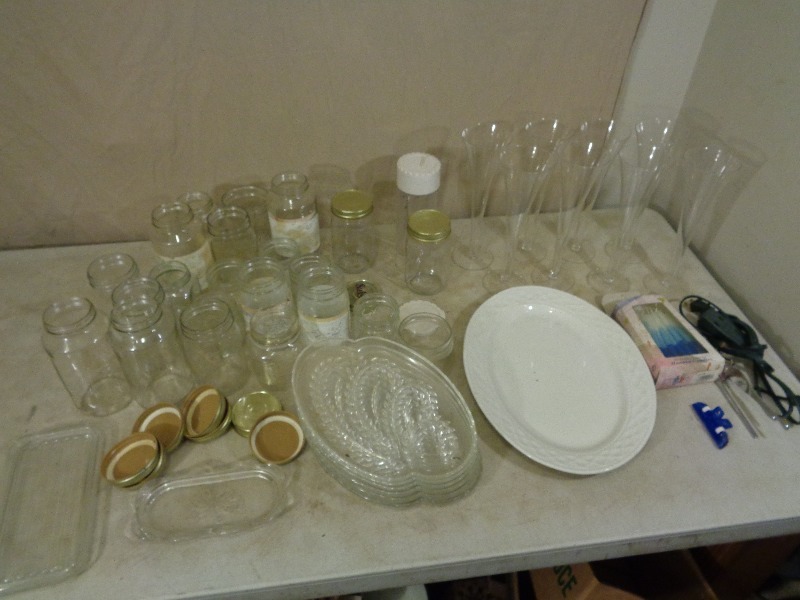Gibson Platter, Stemware, and More
