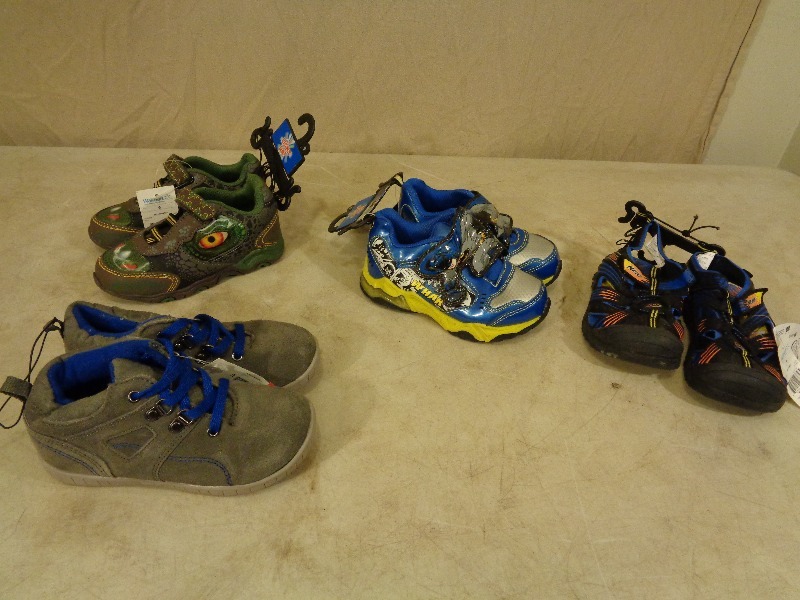 4 New Pairs of Boys Shoes