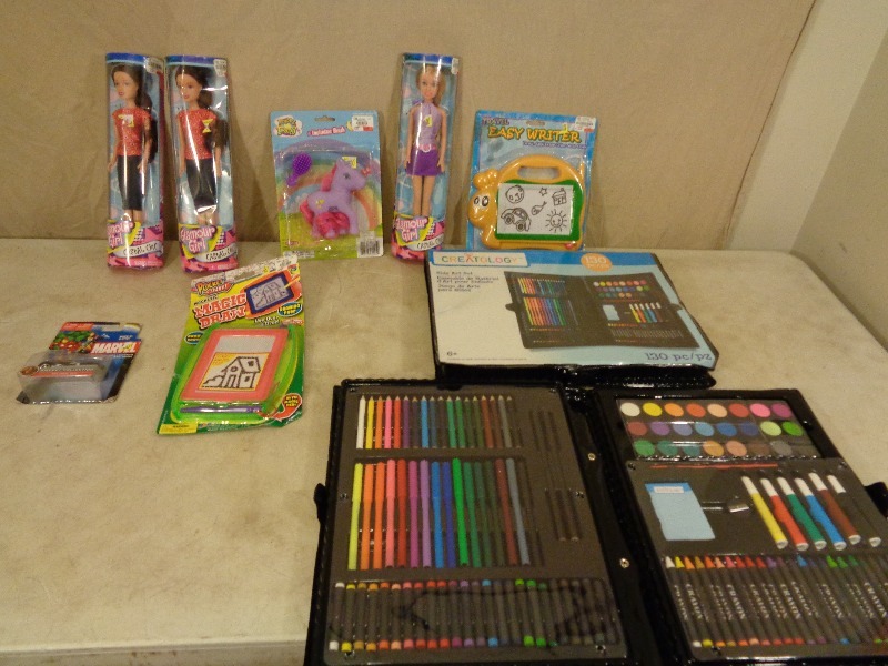 New Toys and Art Sets