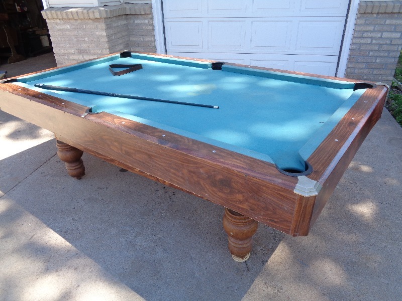 Pool Table with Stick