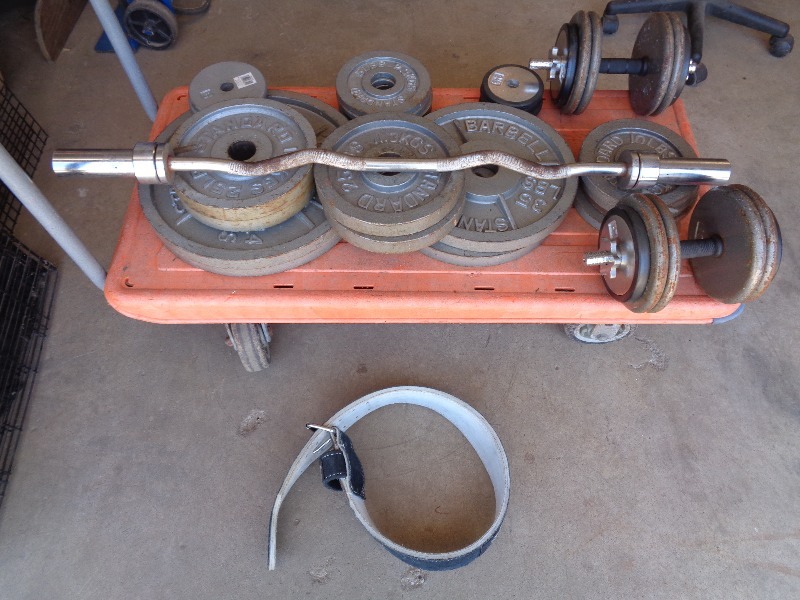 Free Weights, Curling Bar, Etc