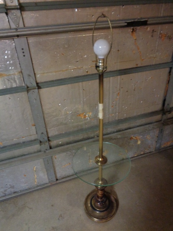 Floor Lamp with Table