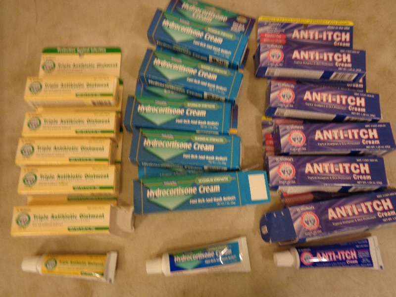 New Anti Itch, Triple Antibiotic, and Hydrocortisone Creams