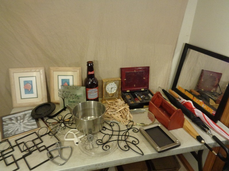 Kitchenaid Mixer Attachments, Decor, Mirror, Umbrellas, Large Budweiser Glass Bottle, and More