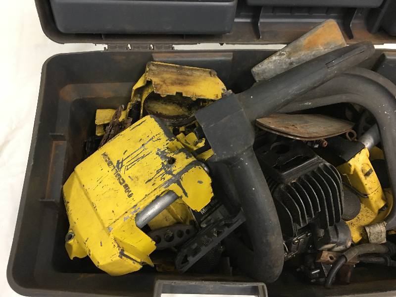 lot 114 image: two mcculloch chainsaws for parts