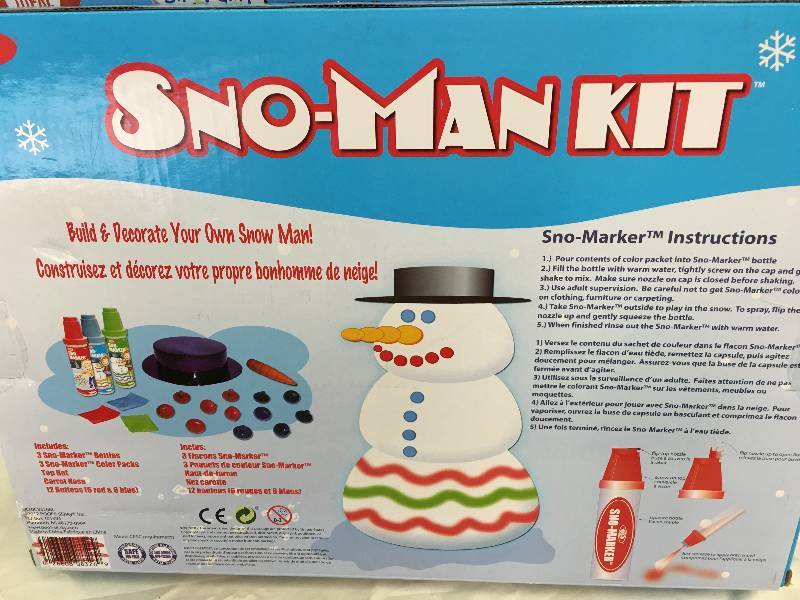 lot 132 image: 6 sno-man kits