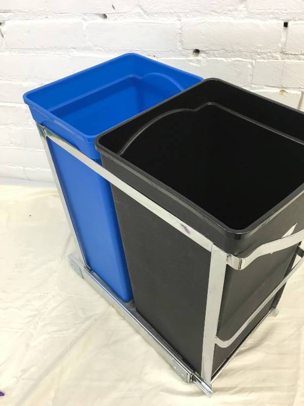 lot 156 image: slide out garbage & recycling can