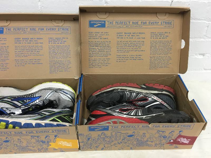lot 341 image: used brooks mens shoes  all size 13