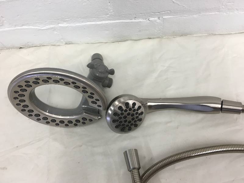 lot 354 image: shower head and hand sprayer