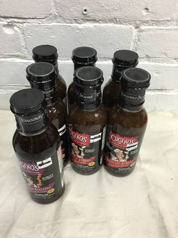 lot 364 image: 7 bottles of marinade