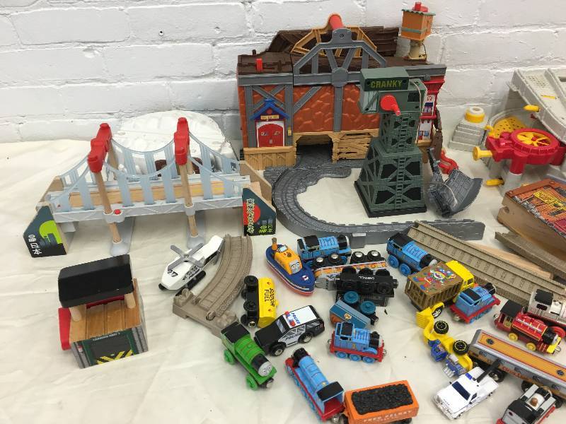 lot 177 image: all train cars and train tracks shown