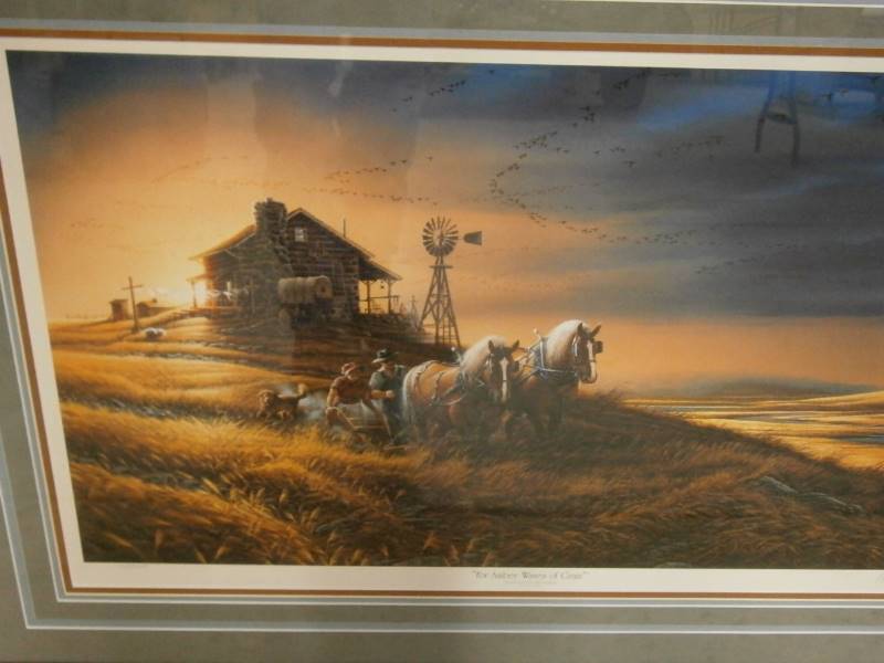 Terry Redlin For Amber Waves of Grain Limited Edition Print Signed & Numbered