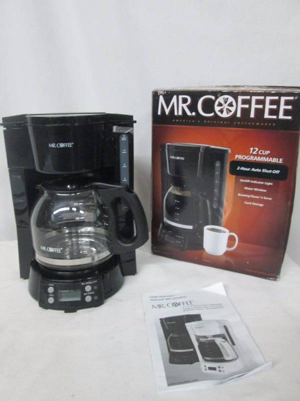 lot 39 image: Mr. Coffee 12-Cup Programmable Coffeemaker