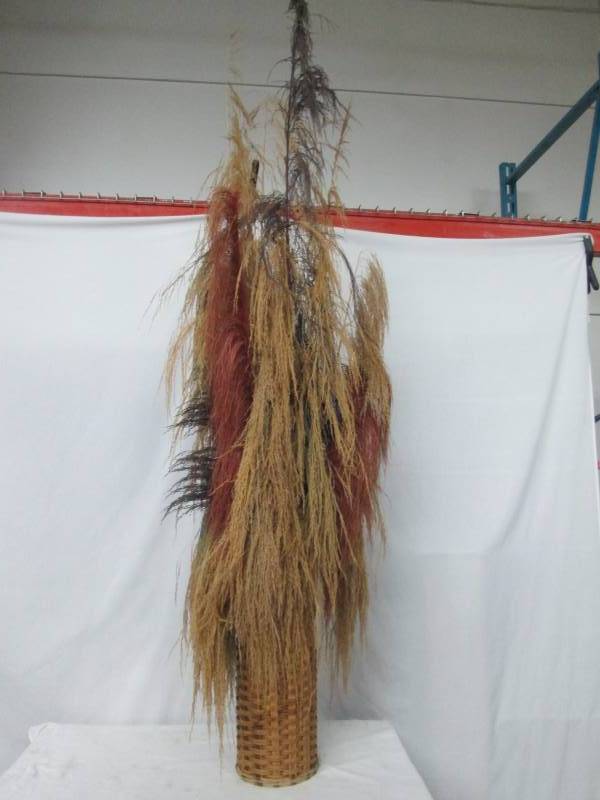 lot 59 image: Fake Plant with Wicker Base