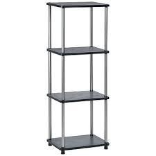 lot 27 image: 4-Tier Tower StandBookcase - Black