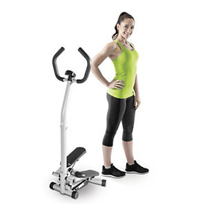 lot 29 image: LifeMax Mini Stepper with Handlebars