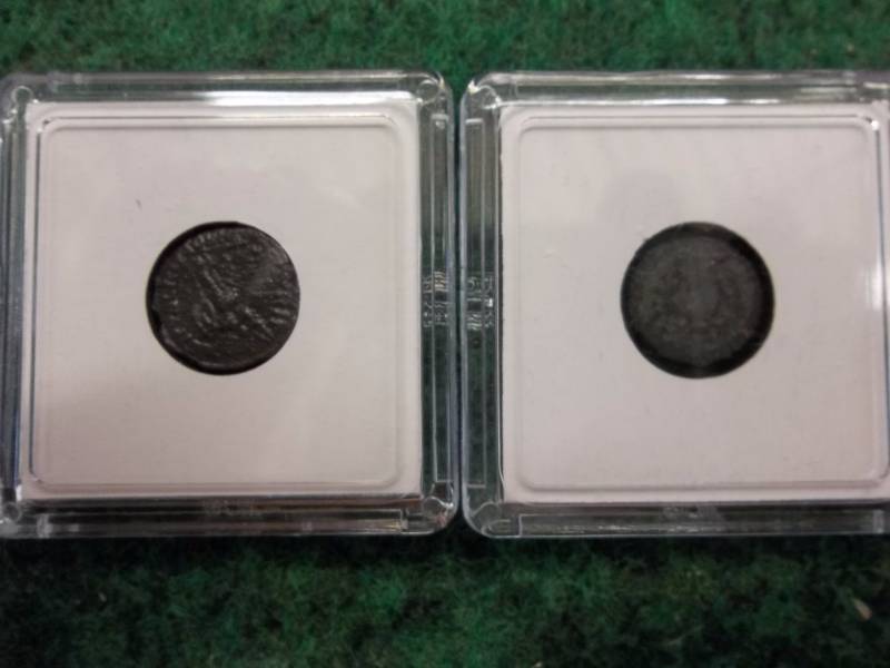 2 Roman Coins From 200-400 AD