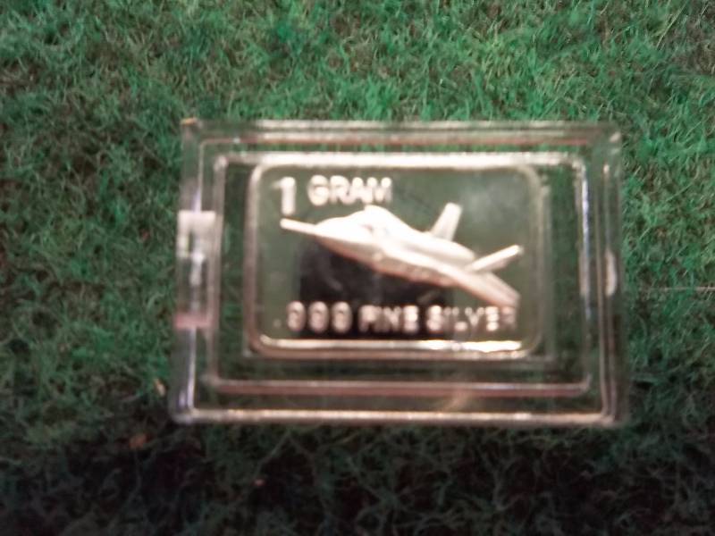 1 Gram .999 Silver Bar