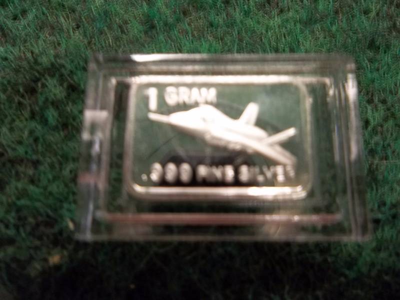1 Gram .999 Silver Bar