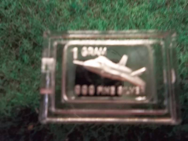 1 Gram .999 Silver Bar