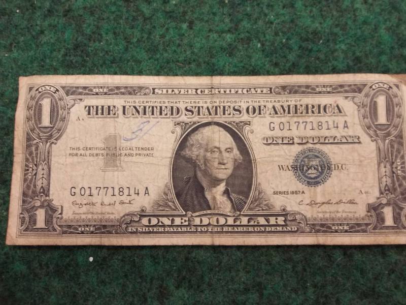 $1 US Silver Certificate Series 1957