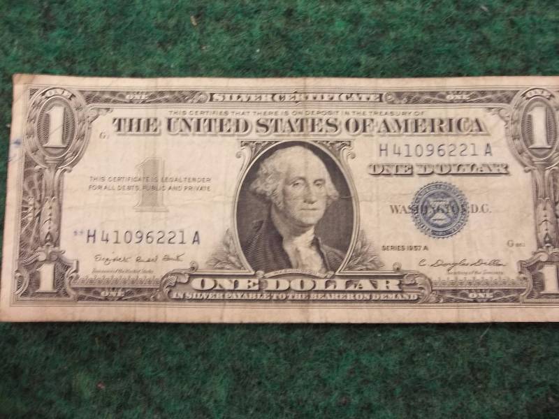 $1 US Silver Certificate Series 1957