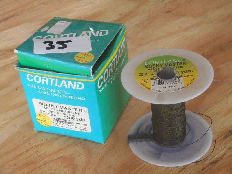 Partial 1200-Yard Spool Of Cortland...