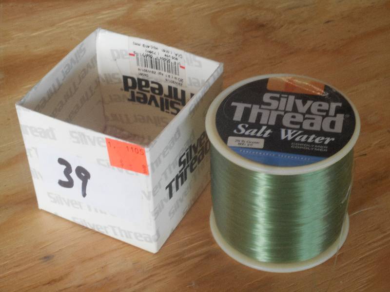 Partial 805-Yard Spool Of Silver Th...