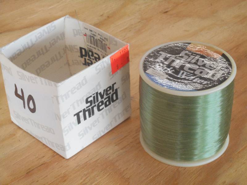 Partial 1009-Yard Spool Of Silver T...