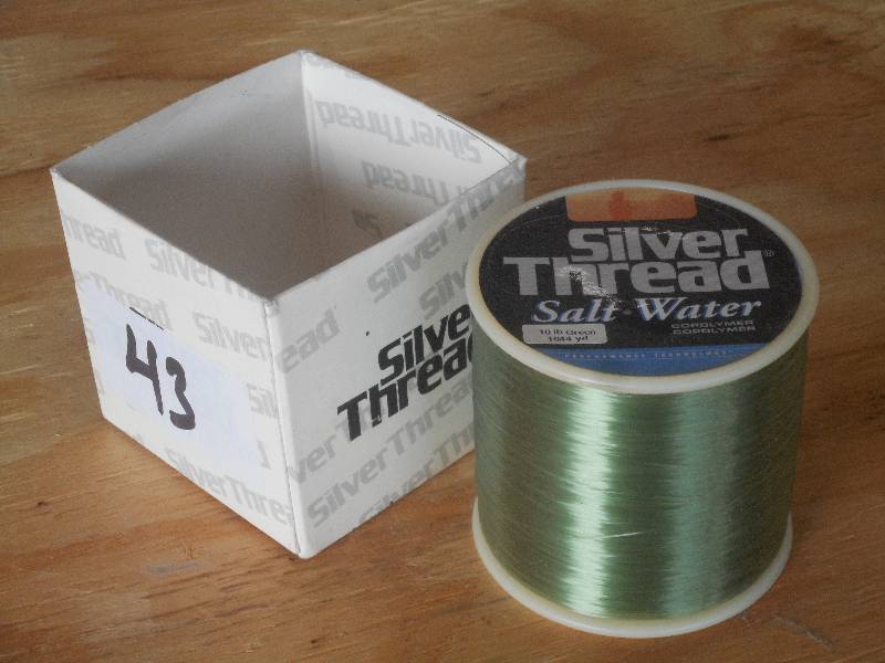 Partial 1644-Yard Spool Of Silver T...