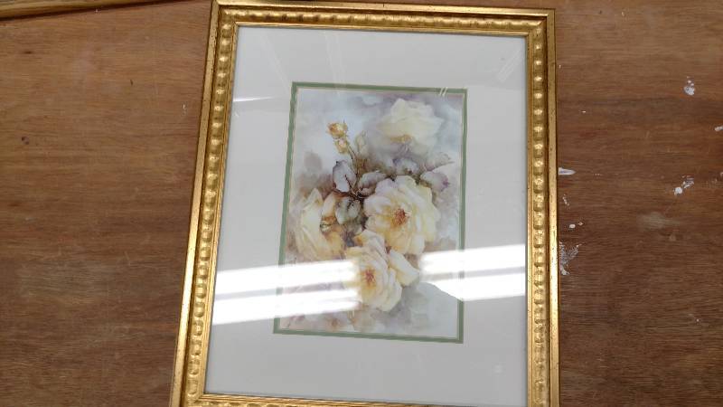 lot 95 image: Floral Picture Lot