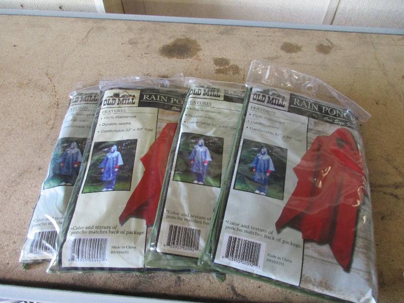 lot 31 image: Rain Ponchos