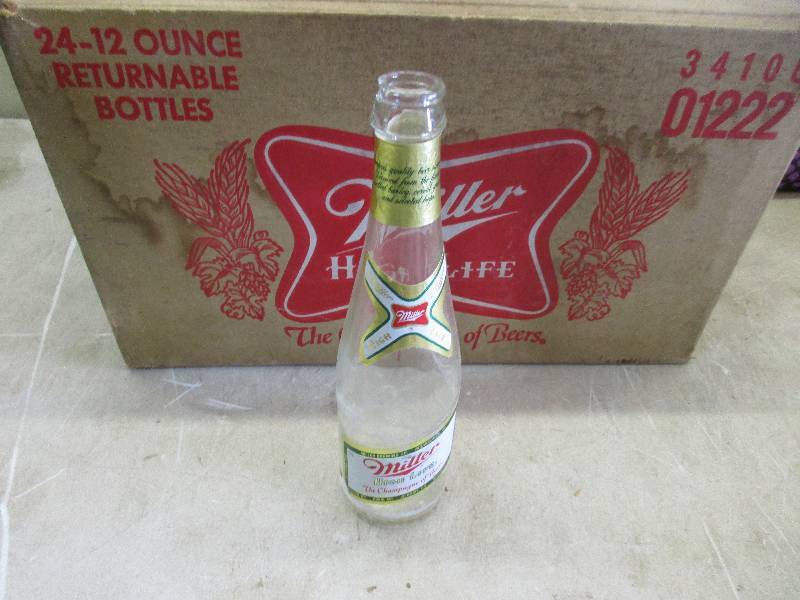 lot 35 image: Miller High Life Bottles