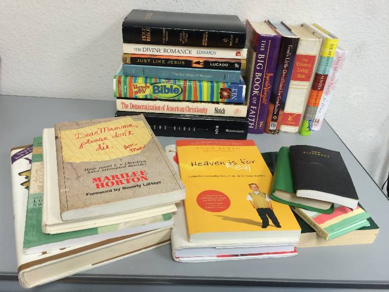 lot 21 image: Religious Book Assortment