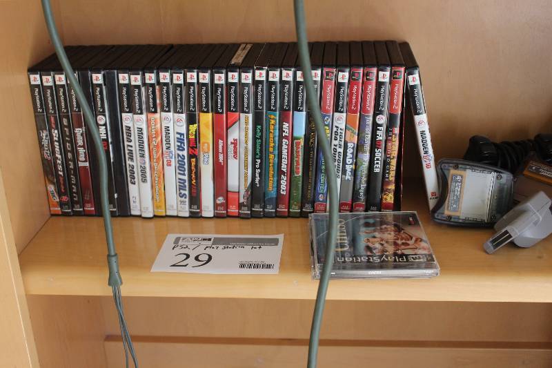lot 29 image: Lot of Playstation, PS2 Games, Controllers