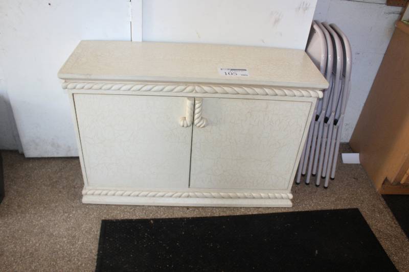 lot 105 image: 2-Door Cabinet