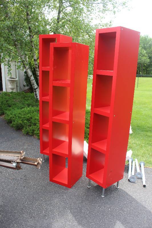 lot 177 image: Lot of (4) Adjustable Shelf Units