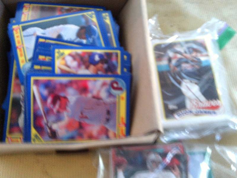 100 PLUS BASEBALL AND FOOTBALL CARDS