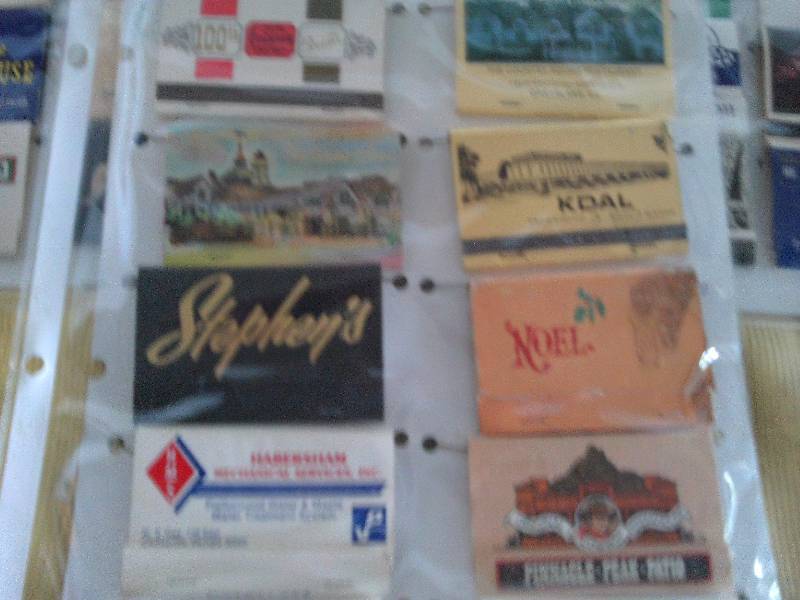 5 PAGES COLLECTIBLE MATCHBOOKS
