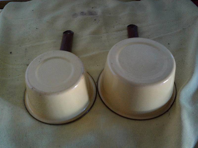 vintage metal kettles
