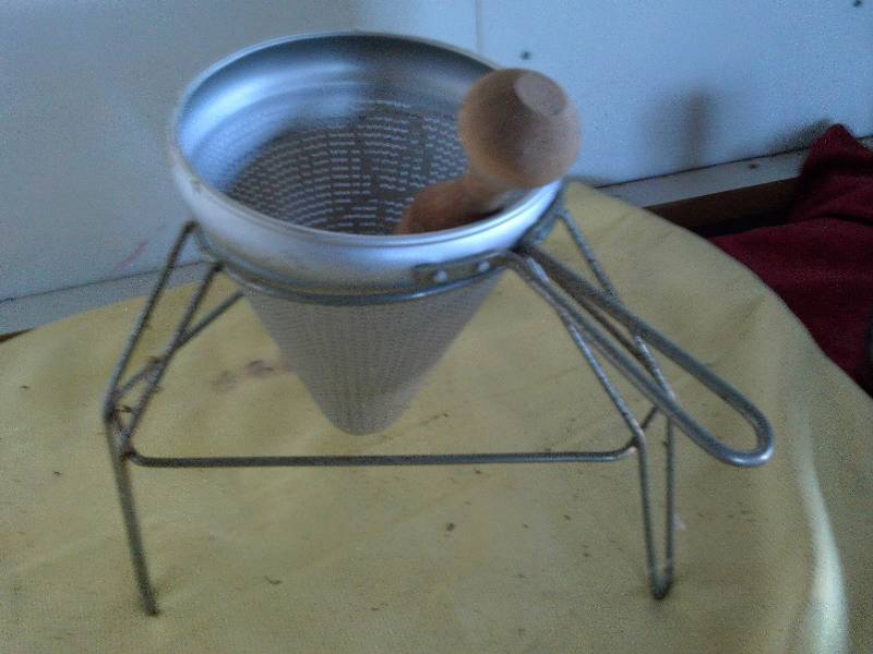 all metal canning colander