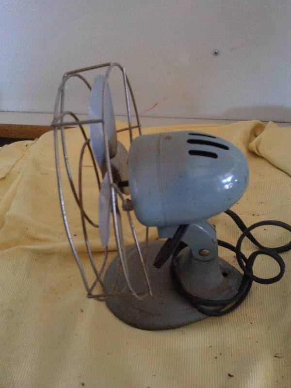 vintage all metal fan